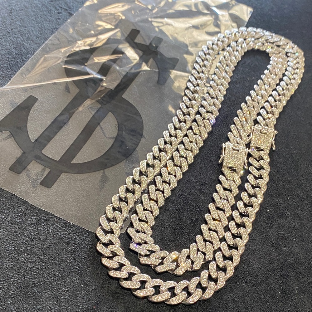 Silver Chain Necklace 20” 24”